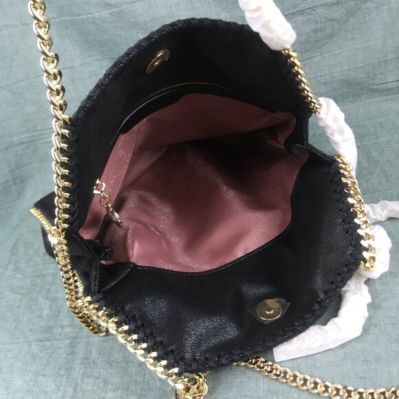 NWT Stella Mccartney Falabella Tote Bag Black - Picture 10 of 12